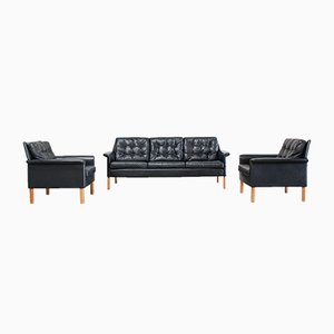 Vintage Sofa & Armchairs by Rudolf Glatzel for Kill International, Set of 3