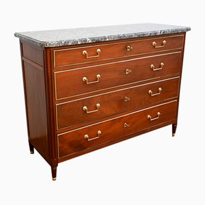 19th Century Louis XVI Chest of Drawers in Mahogany