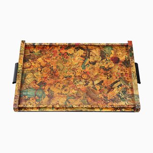 Decoupage Serving Tray, 1930s