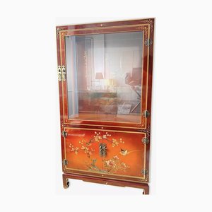 Chinese Lacquered Wood Showcase, 1950