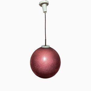 Glass Ball Ceiling Lamp, 1960s