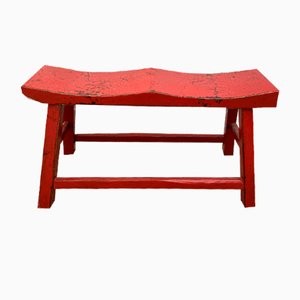 Red Wood Bench, 1950s
