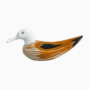 Anatra Duck aus Muranoglas von Toni Zuccheri für Venini, 1980