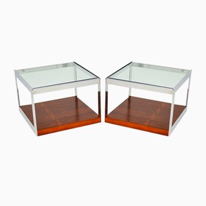 Tables d'Appoint Vintage de Merrow Associates, 1970, Set de 2