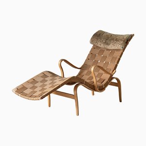 Chaise Longue Modèle 36 Scandinave par Karl Mathsson, 1964