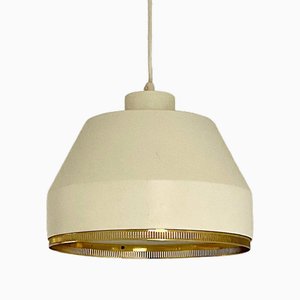 Lighting Pendant Light Ama 500 with Brass Details by Aino Aalto, Finland, 1940s