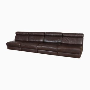 Ds-76 Sofa Bed in Brown Leather from de Sede, Switzerland, 1967