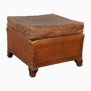 Cowhide Leather Stool