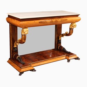 Great 19th Century Inlaid Console, 1860s