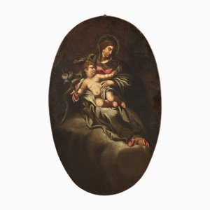 Madonna con Bambino, 1670, Olio su tela, con cornice