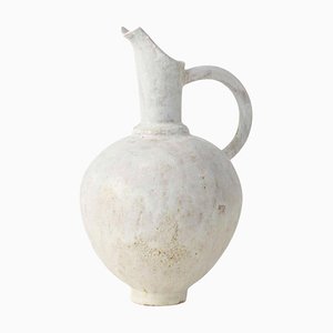 Oinochoe Perla Stoneware Vase by Raquel Vidal and Pedro Paz