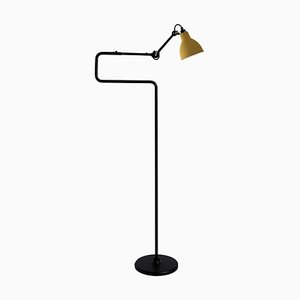 Lámpara de pie Lampe Gras N ° 411 en amarillo de Bernard-Albin Gras