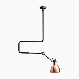 Copper Lampe Gras N° 312 Ceiling Lamp by Bernard-Albin Gras
