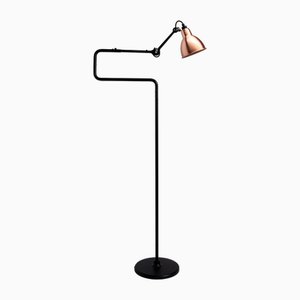 Copper Lampe Gras N° 411 Floor Lamp by Bernard-Albin Gras