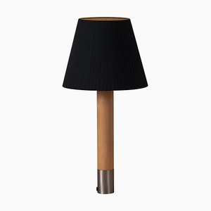 Básica M1 Tischlampe aus Nickel & Schwarz von Santiago Roqueta für Santa & Cole