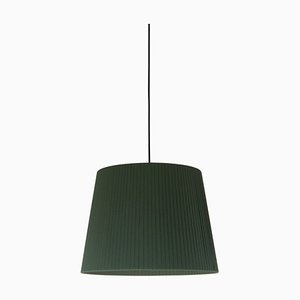 Green Sísísí Cónicas Gt3 Pendant Lamp by Santa & Cole