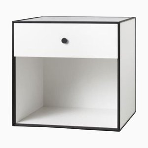 49 Weiße Rahmenbox mit 1 Schublade by Lassen