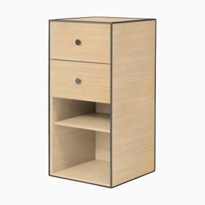 70 Oak Frame Box with Shelf by Lassen