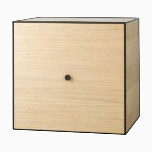 49 Oak Frame Box with Door / Shelf by Lassen