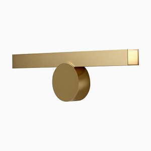Ip Calee V1 Satin Polished Brass Wall Light by POOL