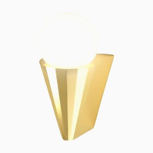 Ip Cornet Polished Brass Wall Light by Emilie Cathelineau