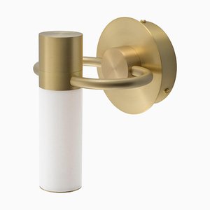 Ip Storm Satin Brass Wall Light by Emilie Cathelineau