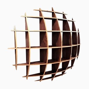 Oval Pine Shelves by David Renault