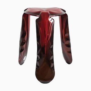 Rubin Red Standard Plop Stool by Zieta