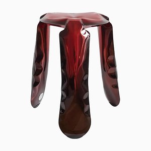 Tabouret Plop Standard Rouge Rubin par Zieta