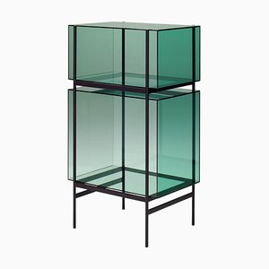 Mueble Lyn pequeño en verde y negro de Pulpo