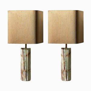 Onyx Proud Tischlampe von Lisette Rützou, 2er Set