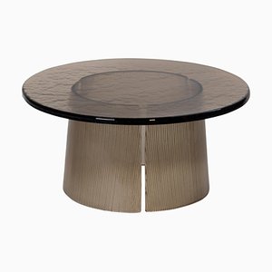 Bent Side Table in Smoky Grey by Pulpo