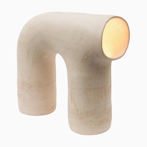 Weiße Arche #4 Lampe aus Steingut von Elisa Uberti