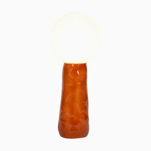 Kokeshi Hohe weiße Acetato Terrakotta Stehlampe von Pulpo