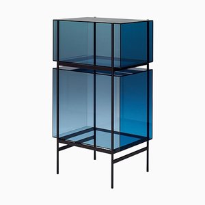 Lyn Small Blue Black Cabinet from Pulpo