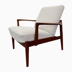 Vintage Danish Teak Lounge Chair, 1970s
