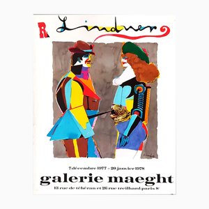 Richard Lindner, Ausstellungsplakat, 1978, Lithographie