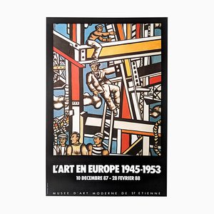 Fernand Léger, Original French Exhibition Poster, 1987-1988, Lithograph