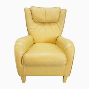 Fauteuil Moderne en Cuir Jaune de De Sede, 1980s