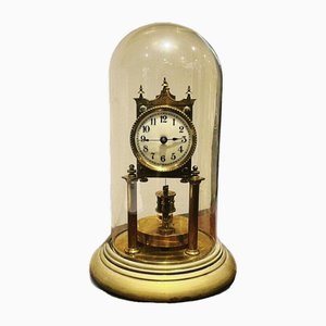 Antique Brass Torsion Anniversary Clock