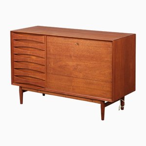 Dänischer Teak Barschrank von Arne Vodder, 1960