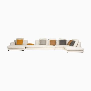 Beige Corner Sofa and Chaise Lounge by Rodolfo Dordoni Allen, 2010s, Set of 2