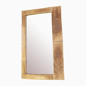 Herbier Ceramic Mirror with Ceramic Tiles