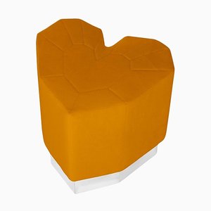 Queen Heart Varese Ochre Stool by Royal Stranger