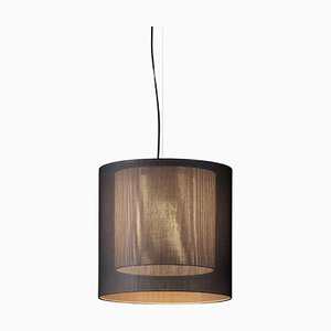 Grey and White Moaré MS Pendant Lamp by Antoni Arola