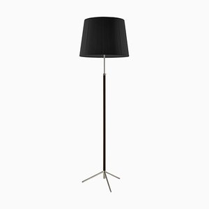 Lampadaire Pie de Salón G1 Noir et Chrome par Jaume Sans