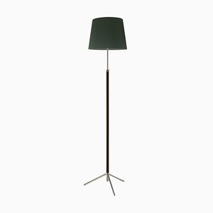 Lampada da terra Pie de Salón G3 verde e cromata di Jaume Sans