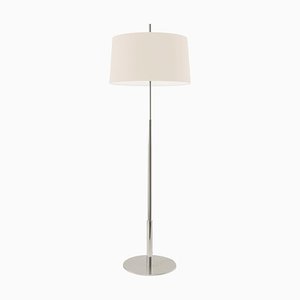 Nickel Diana Floor Lamp by Federico Correa