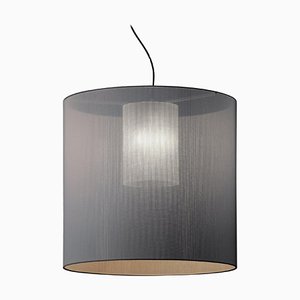 Gray Moaré L Pendant Lamp by Antoni Arola