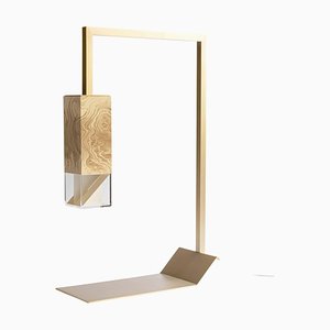 Lampe de Bureau Two 01 Revamp Edition en Bois par Formaminima